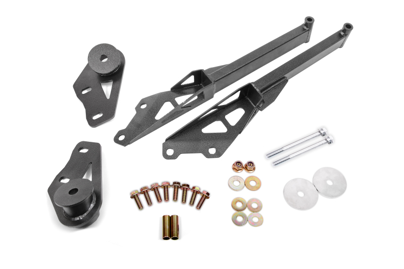 Ford Mustang Subframe Support Brace - BMR Suspension - CB762 - Black Hammertone - `15-`23 Ford Mustang Subframe Support Brace - BMR Suspension - CB762 - Black Hammertone - `15-`23